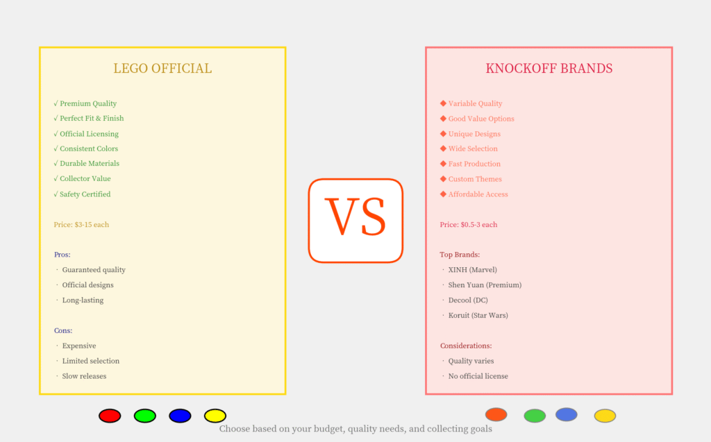 The Complete Guide to LEGO Knockoff Minifigures: Best Brands, Where to Buy, and Expert Tips 9 LEGO VS Knockoff Minifigures